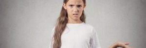 confused young girl