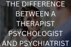 The difference between a therapist, psychologist, and psychiatrist