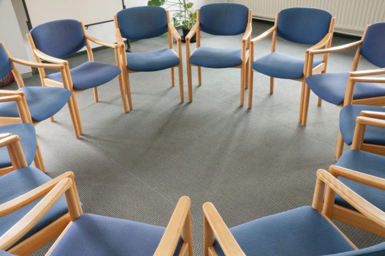 group therapy circle chair
