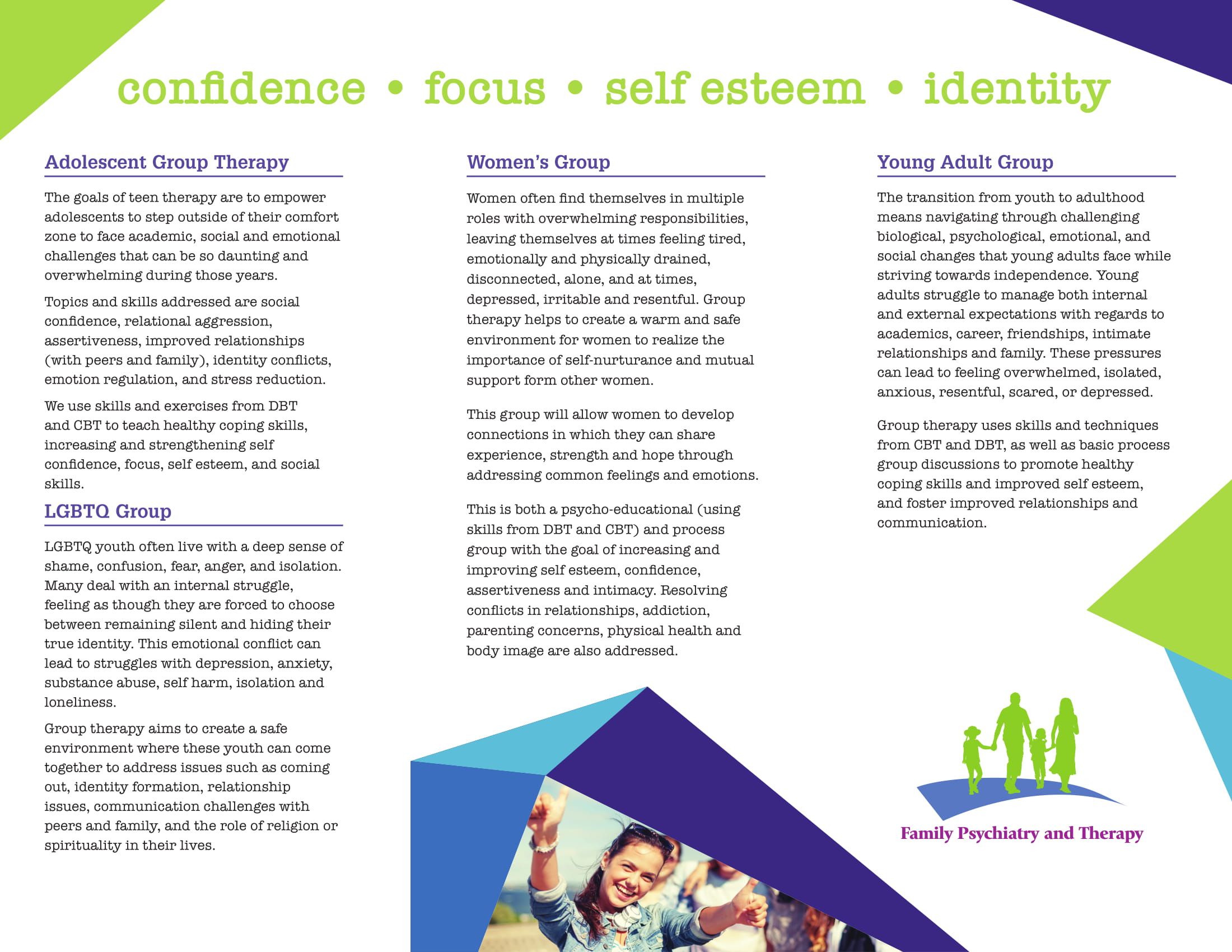 group therapy brochure