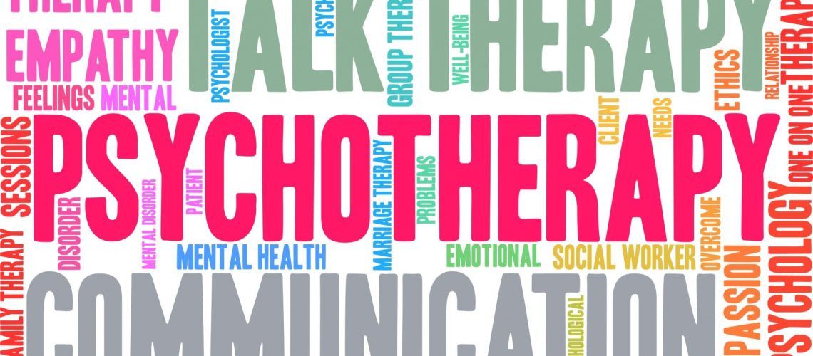 Psychotherapy word cloud